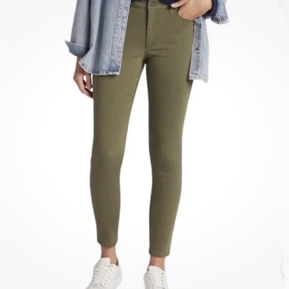 NWT Market & Spruce Olive High Rise Pants 6